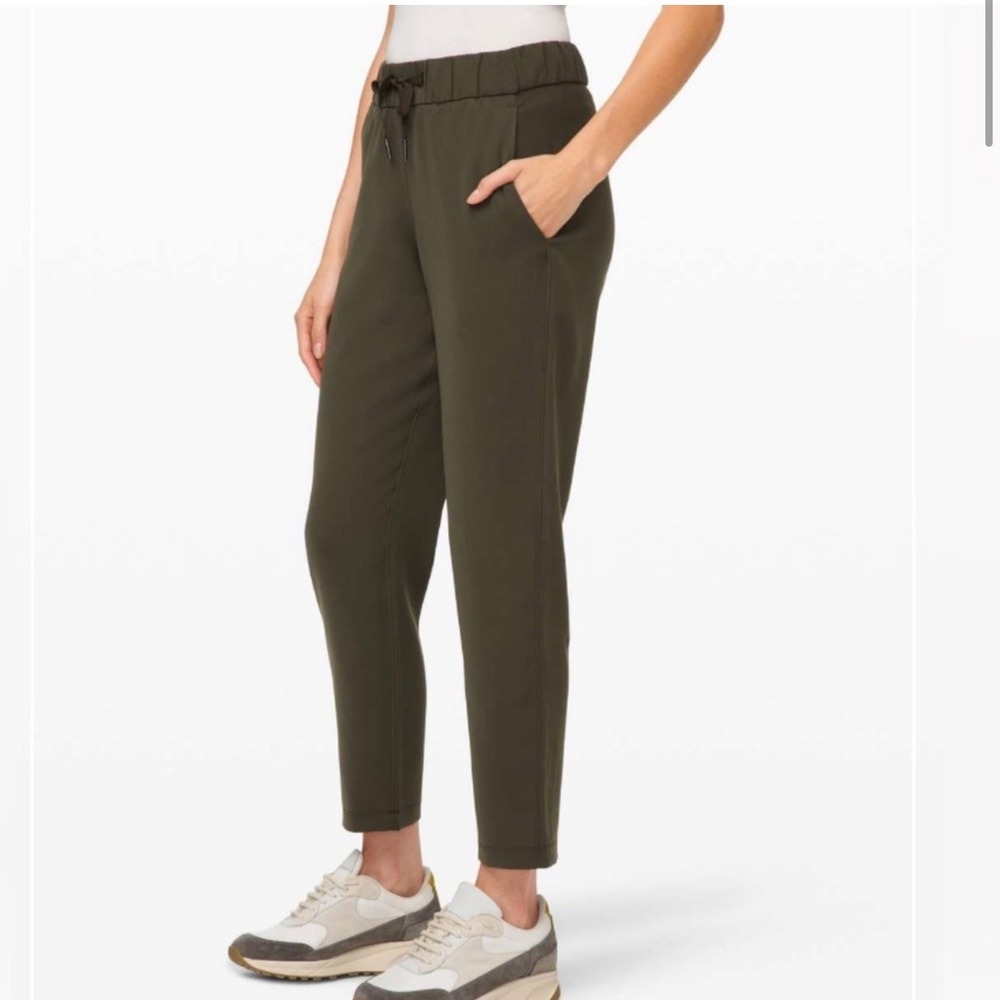 Lemon Olive Green Track Pants